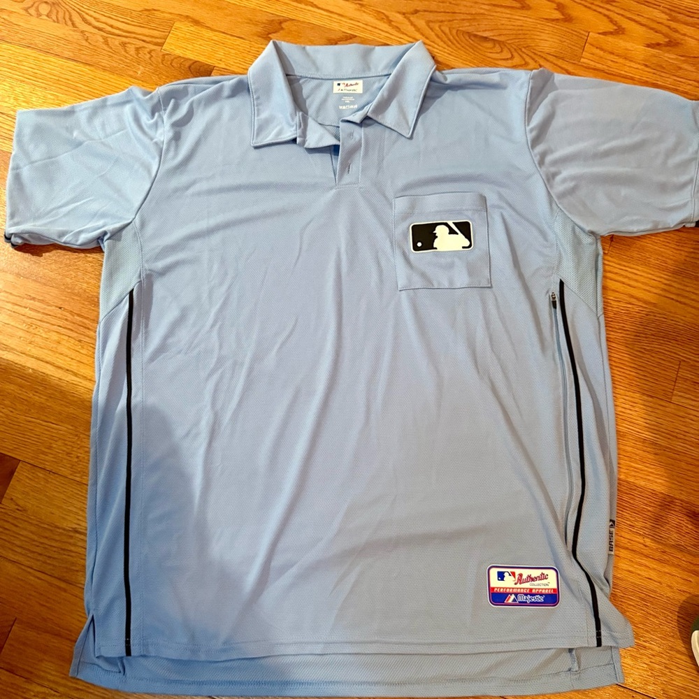 Authentic Majestic MLB Umpire Polo Shirt XXL